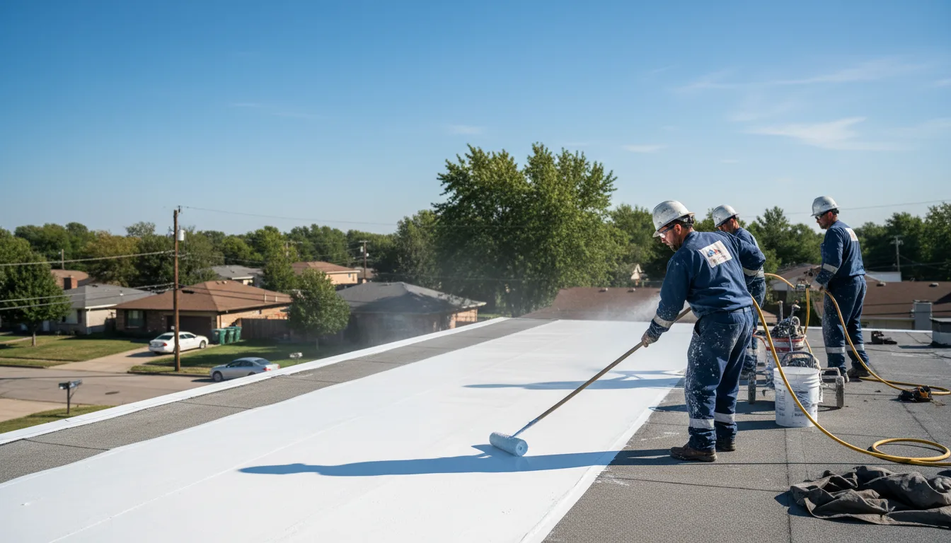 Commercial roof coating in Bloomington, NE near me